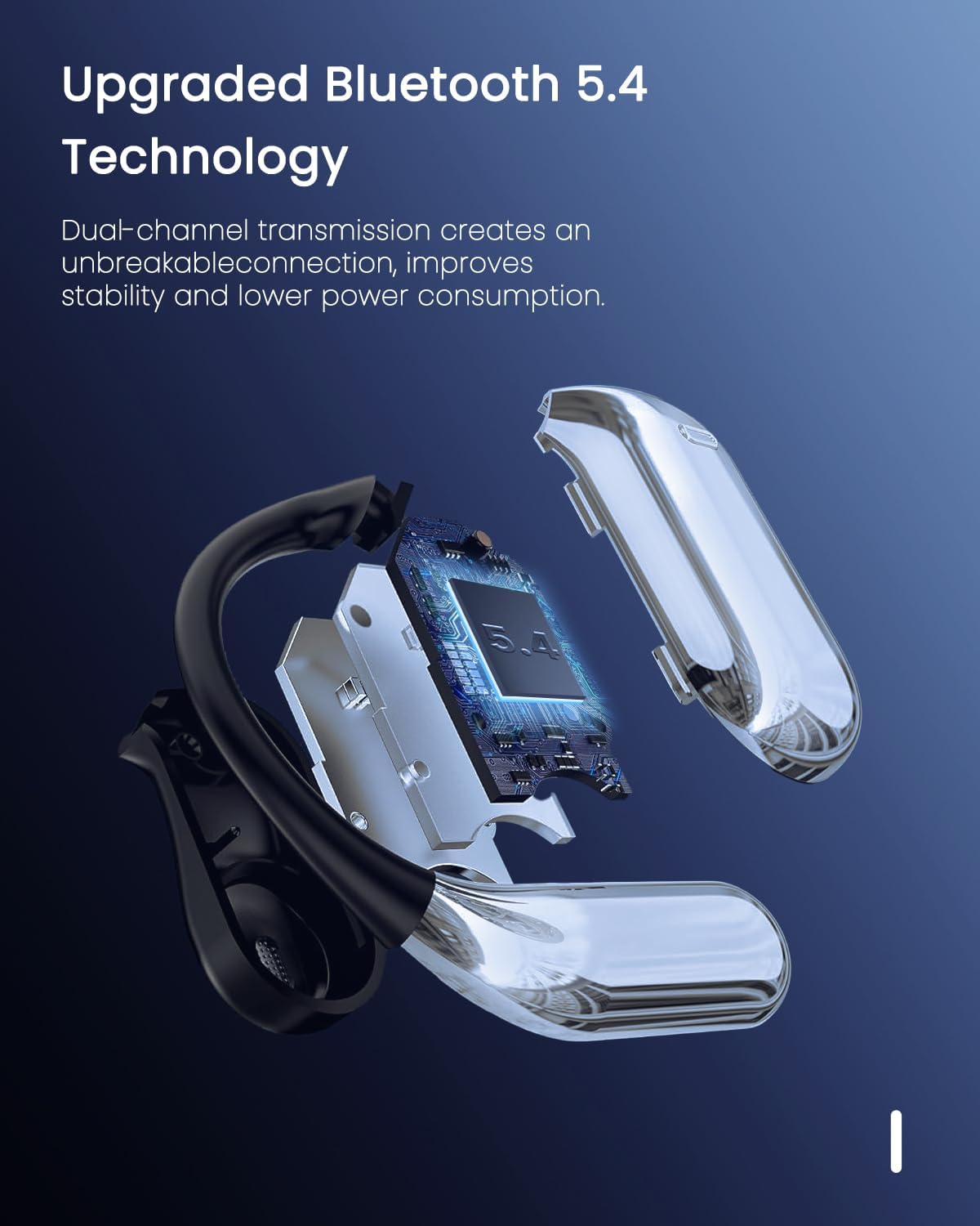 ANSTEN KI Übersetzer kopfhörer, Open Ear Kopfhörer Bluetooth 5.4, 4-in-1 Translator Earbuds mit OWS LCD-Touchscreen, Unterstützt 144 Sprachen und Akzente, Geeignet für Reise, Geschäfts, Studien