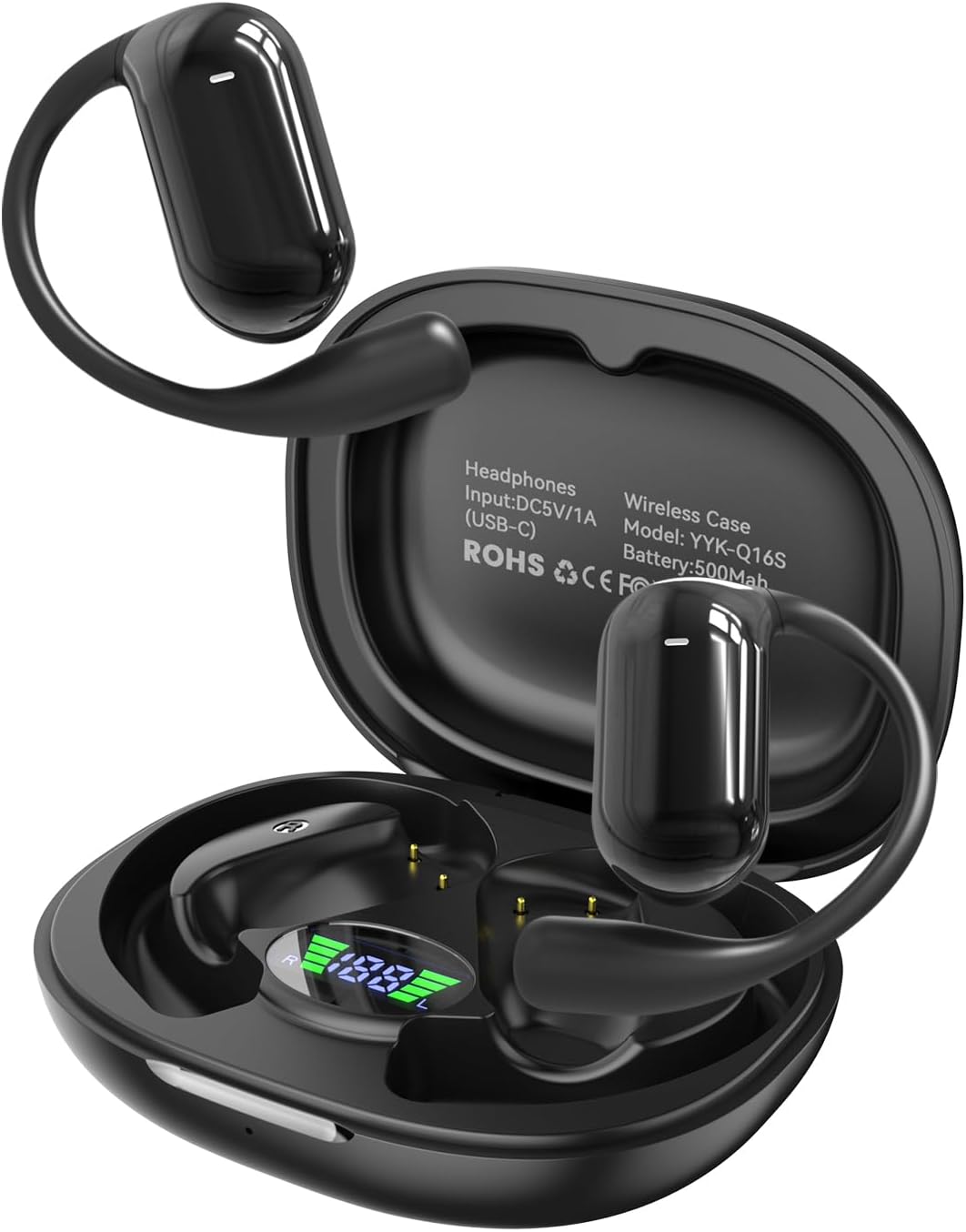 ANSTEN Auriculares Traductor en Tiempo Real, Auriculares Traductor Instantaneo de Voz con Traducción a 134 Idiomas, Audifonos Traductores de Idiomas para Viajar y Aprender