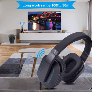 Avantree HT280 Wireless Headphones for TV Watching with 2.4G RF Transmitter  Charging Dock, Digital Optical System, High Volume Headset Ideal for