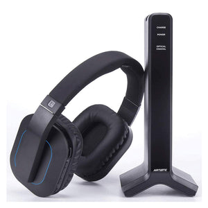 Avantree HT280 Wireless Headphones for TV Watching with 2.4G RF Transmitter  Charging Dock, Digital Optical System, High Volume Headset Ideal for
