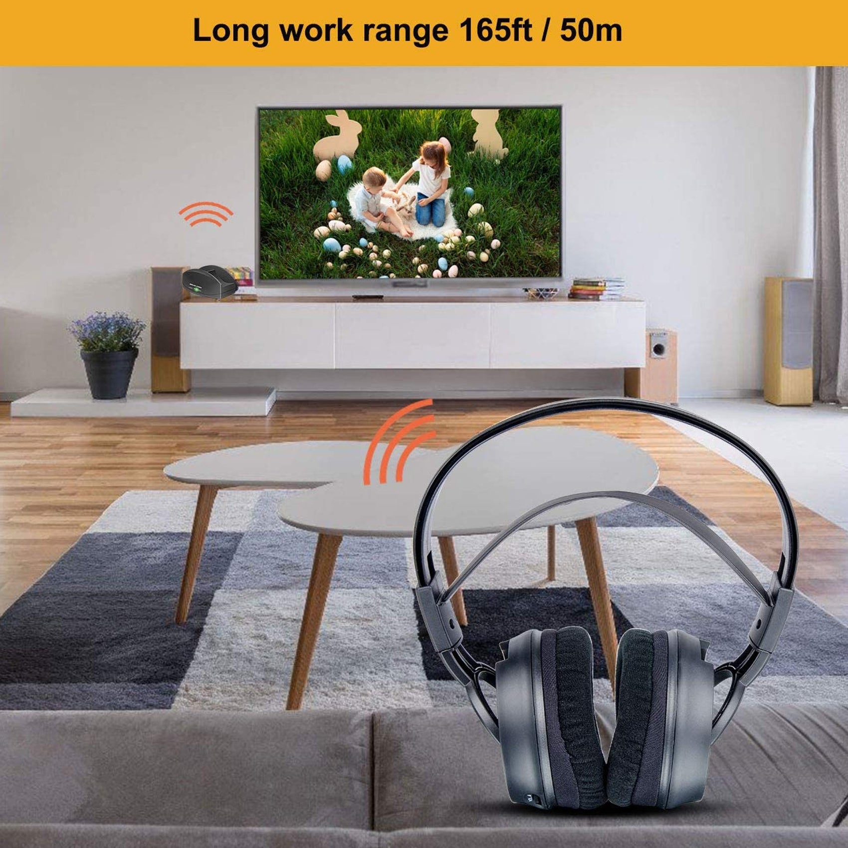 MS890 Wireless Headphone for TV Watching