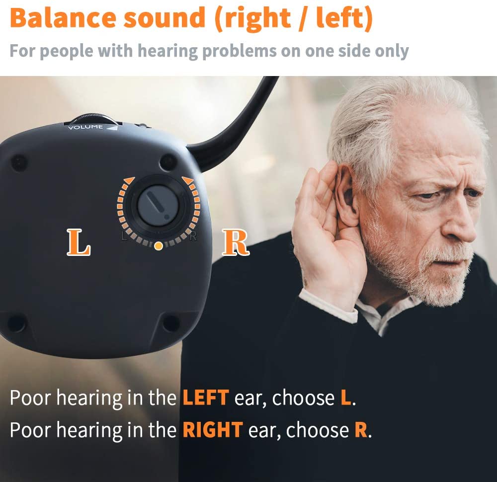 E2 Wireless TV Headphone for Poor Hearing Senior