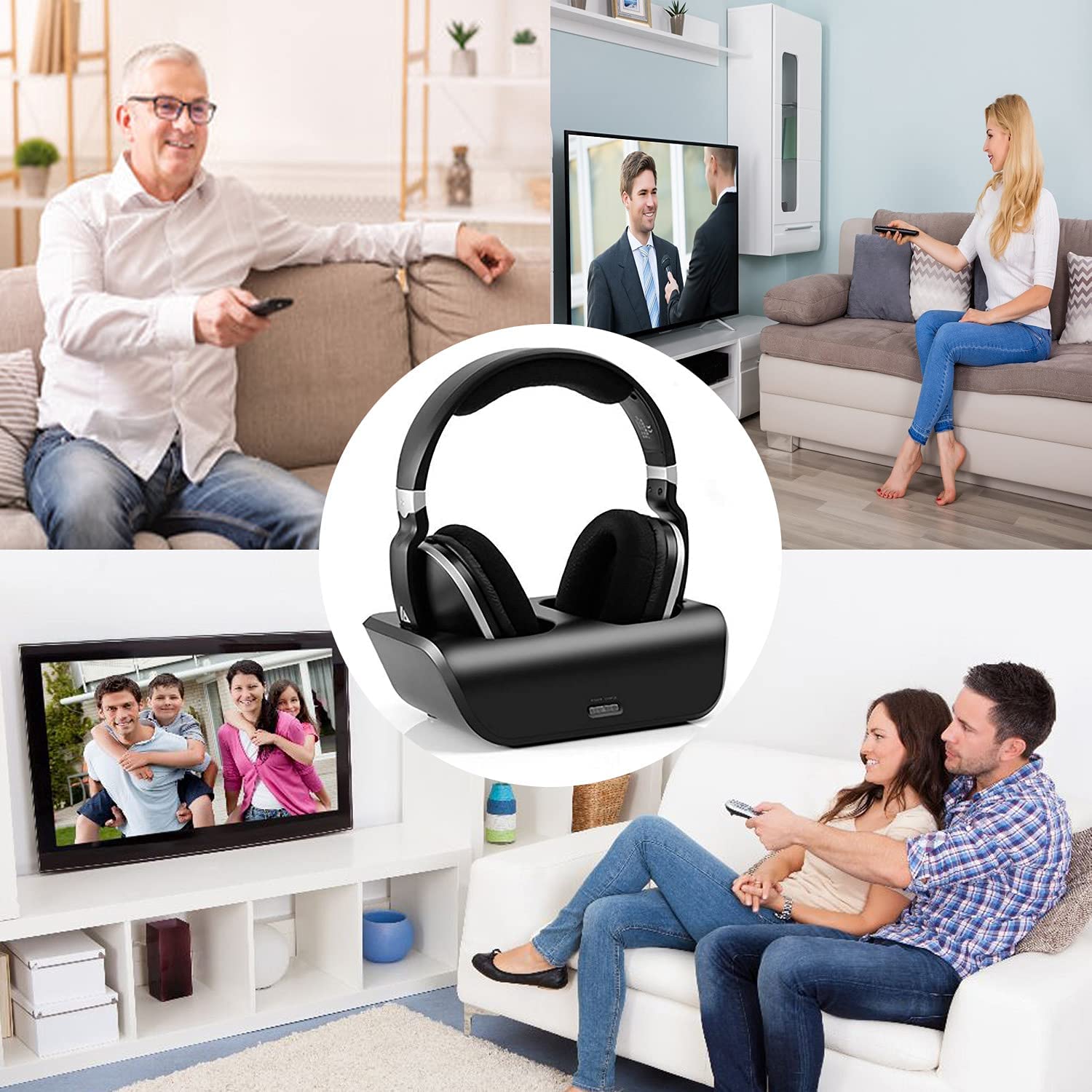 D2 Wireless Headphones for Smart TV with Optical